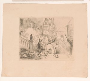 French Hercules of Anjou Expelled from Antwerp