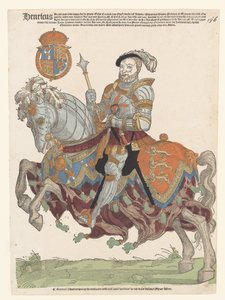 Portrait of Henry VIII of England by Cornelis Anthonisz. (manner of)