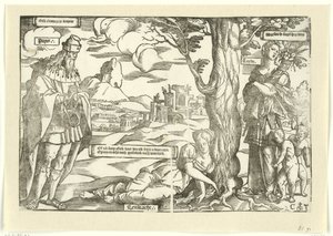 Allegory with Concord, Peace, and Love by Cornelis Anthonisz.