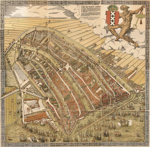 The Big Map of Amsterdam in 1544