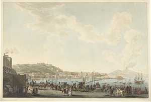 View of the Port of Naples