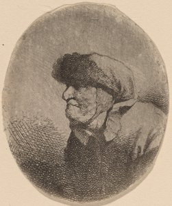 Bust of an Old Woman by Cornelis Pietersz Bega