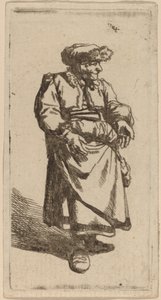 Old Woman Standing by Cornelis Pietersz Bega