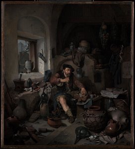 The Alchemist by Cornelis Pietersz Bega