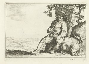 A Resting Peddler