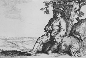 Traveler with Dog, from the series Sixteen Peasant Subjects