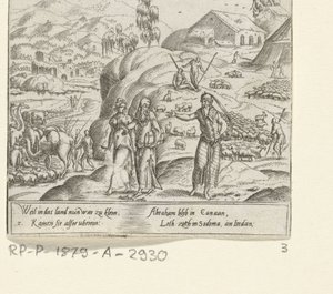 Parting of Abraham and Lot by Cornelis Bos
