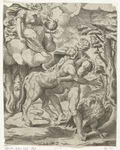 Jupiter, Io, and Juno by Cornelis Bos