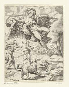 Jupiter and Ganymede by Cornelis Bos
