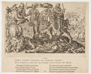 King Francis I Taken Prisoner at the Battle of Pavia by Cornelis Bos