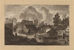 Village with Pond, c. 1782 by Cornelis Brouwer