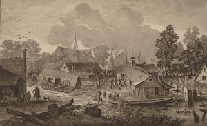 Village with Pond, c. 1782 by Cornelis Brouwer