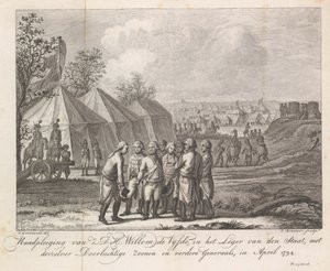 William V with His Sons in the Military Camp, 1794