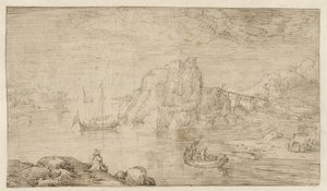 River View by Cornelis Claesz van Wieringen (attributed to)