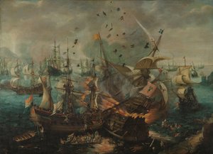 Battle of Gibraltar in 1607