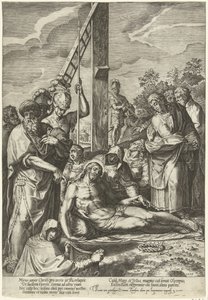 Lamentation of Christ Under the Cross by Cornelis Cort