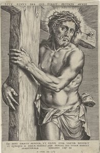 Christ as the Man of Sorrows by Cornelis Cort