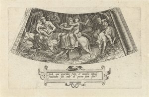 The Return of Jacob to Canaan (The History of Jacob) by Cornelis Cort