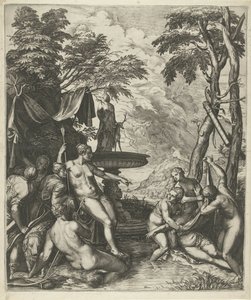 Diana Discovers the Pregnancy of Callisto by Cornelis Cort