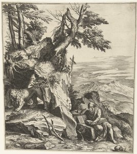 Landscape with Reading Hieronymus