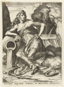 Naiad by Cornelis Cort