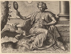 Visus by Cornelis Cort after Frans Floris I