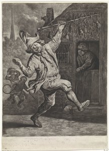 The Corn Cutter, ca. 1700 by Cornelis Dusart