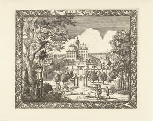 View of Huis te Werve in Voorburg