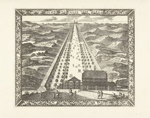 View of the Scheveningse Zeestraat (Scheveningseweg) by Cornelis Elandts