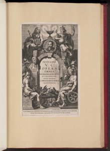 Title Page for Justus Lipsius, Opera Omnia, I by Cornelis Galle I after Sir Peter Paul Rubens