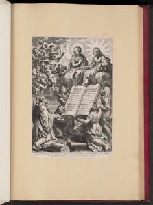 Title Page for Ludovicus Blosius, Opera by Cornelis Galle I after Sir Peter Paul Rubens