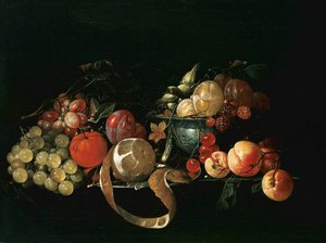 Still Life with Fruit by Cornelis de Heem