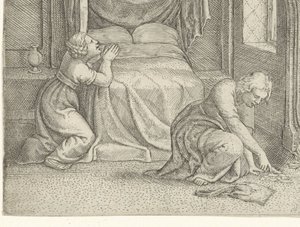 Wedding Night of Tobias and Sarah (History of Tobias) by Cornelis Massijs