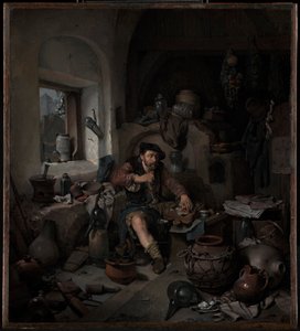 The Alchemist by Cornelis Pietersz Bega
