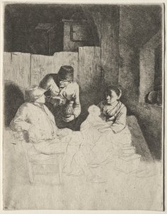 The Mother Seated in an Inn by Cornelis Pietersz Bega