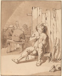Drunken Peasant at an Inn