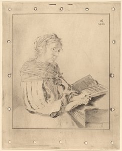 Young Girl at the Keyboard