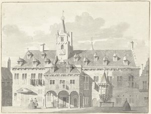 The Town Hall of Gorinchem by Cornelis Pronk