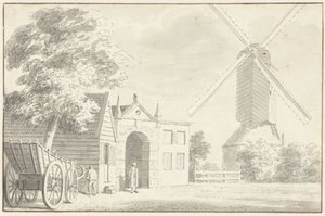 Noordeinder Gate at Monnickendam by Cornelis Pronk