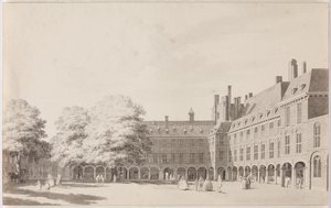 The Binnenhof in The Hague by Cornelis Pronk