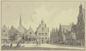 The Market of Steenwyk by Cornelis Pronk