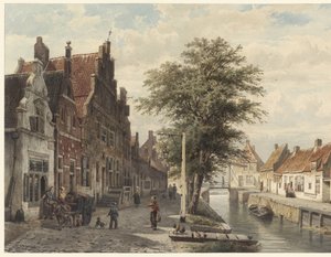 View of the Canal in Hasselt