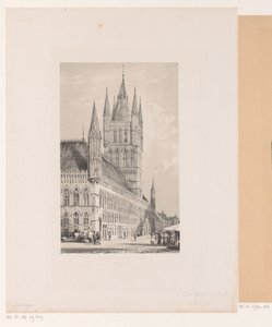 Cloth Hall of Ypres by Cornelis Springer