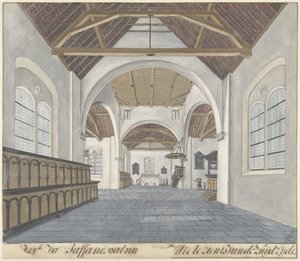 Interior of the Church in the Fort Jaffnapatnam at Jaffna on Ceylon (title on object)