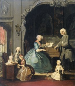Family Group near a Harpsichord, 1739