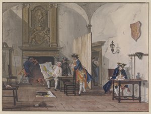Officers in a Waiting Room