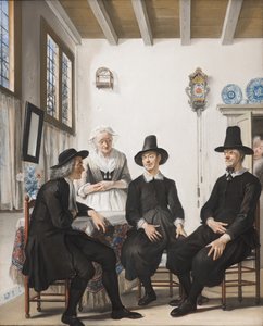 Saartje Jans is Asked for Her Hand in Marriage by Cornelis Troost