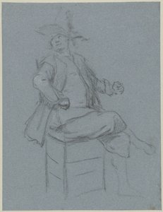 Seated Quaker, Three-Quarter to the Left with Turned Head by Cornelis Troost