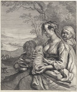 Heidin by Cornelis Visscher (II)