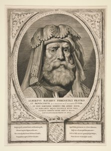Albertus Bavarus Phrenetici Fratris and Provinces by Cornelis Visscher